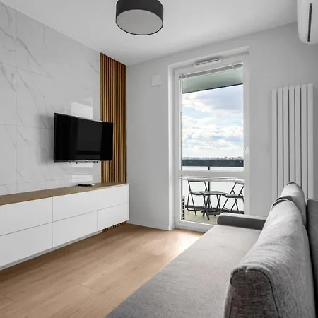 8th Floor Wlochy - Balcony, Workspace - By Rentujemy