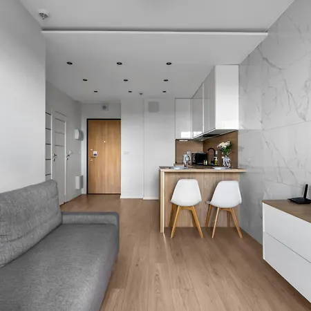 8th Floor Wlochy - Balcony, Workspace - By Rentujemy Varsó